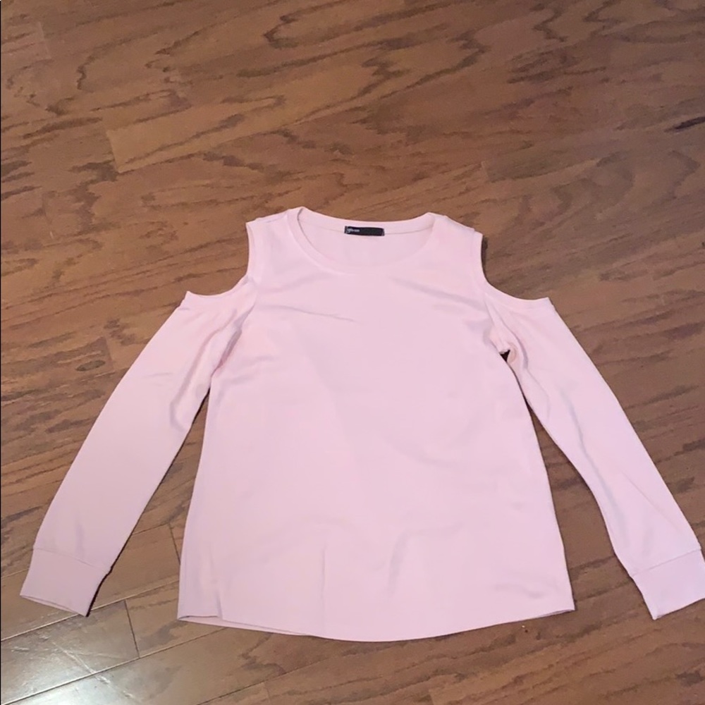 Pink long sleeve top